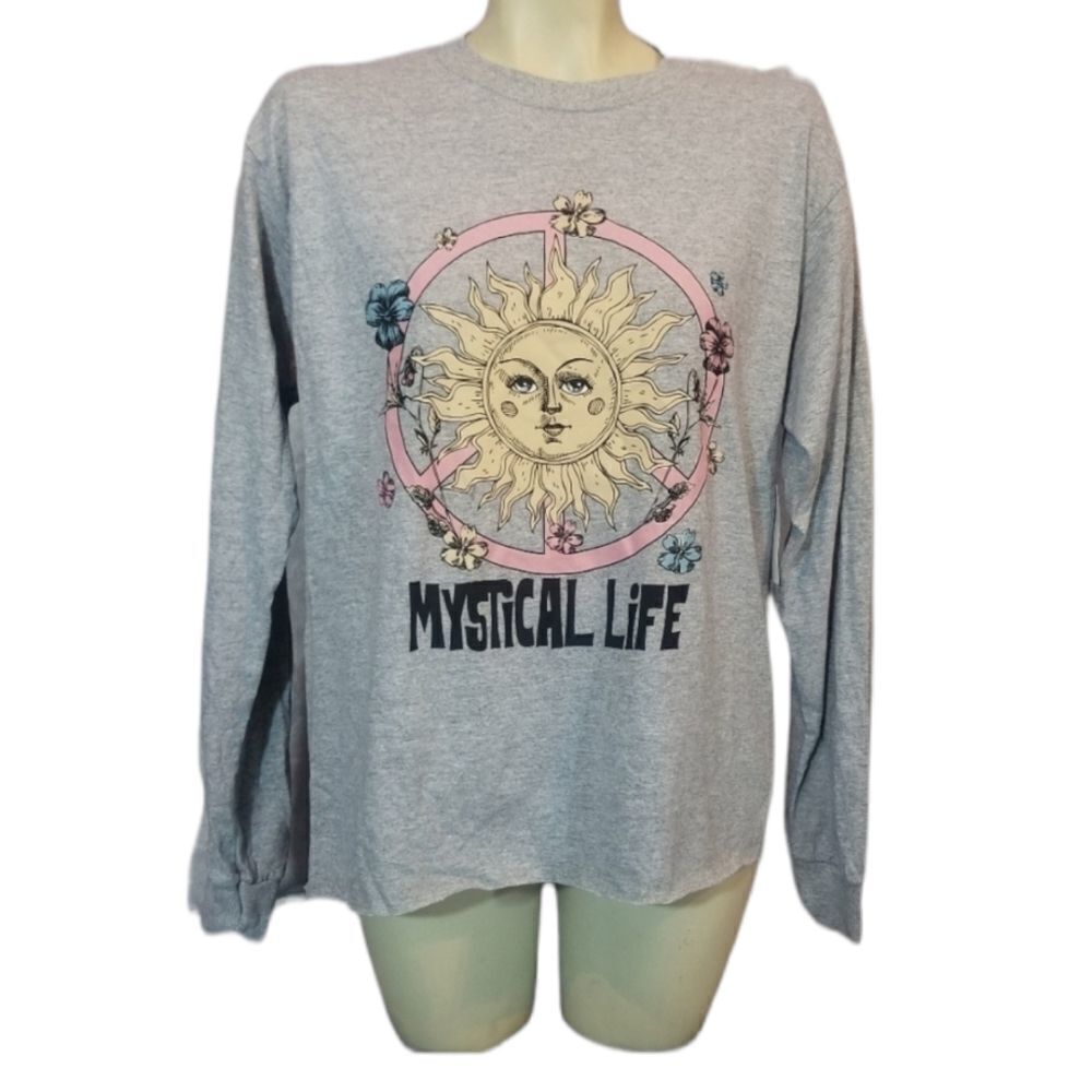 Cozy Rozy Grey Mystical Life Sleep Shirt‎